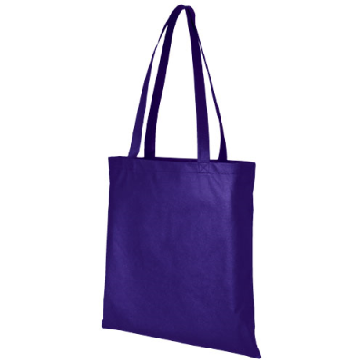 Picture of ZEUS LARGE NON-WOVEN CONVENTION TOTE BAG in Purple