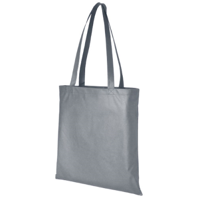 ZEUS LARGE NON-WOVEN CONVENTION TOTE BAG 6L in Grey.