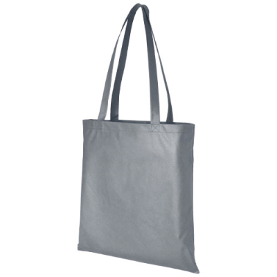 Picture of ZEUS LARGE NON-WOVEN CONVENTION TOTE BAG 6L in Grey.