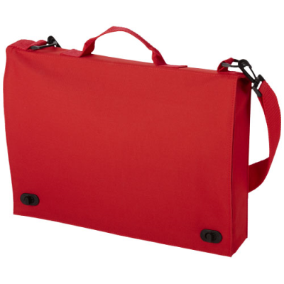 Picture of SANTA-FE 2-BUCKLE CLOSURE CONFERENCE BAG in Red