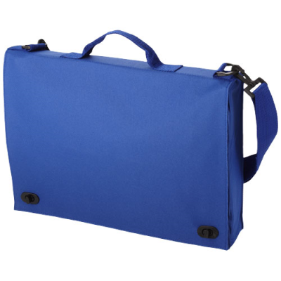 Picture of SANTA-FE 2-BUCKLE CLOSURE CONFERENCE BAG in Blue.