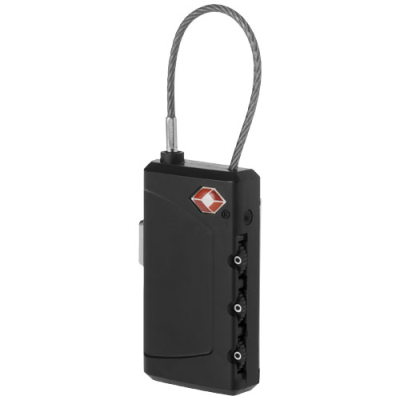 Picture of PHOENIX TSA-COMPLIANT LUGGAGE TAG AND LOCK in Black Solid