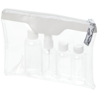 Picture of MUNICH AIRLINE APPROVED TRAVEL BOTTLE SET in White.