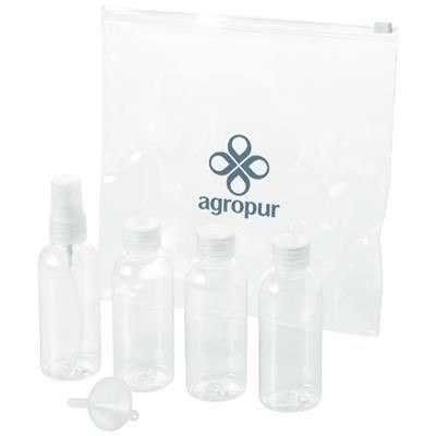 Picture of TOKYO AIRLINE APPROVED TRAVEL BOTTLE SET in Clear Transparent
