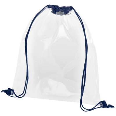 Picture of LANCASTER CLEAR TRANSPARENT DRAWSTRING BACKPACK RUCKSACK 5L.