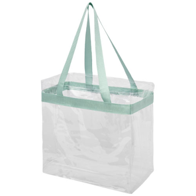 Picture of HAMPTON CLEAR TRANSPARENT TOTE BAG 13L in Mints & Clear Transparent Clear Transparent