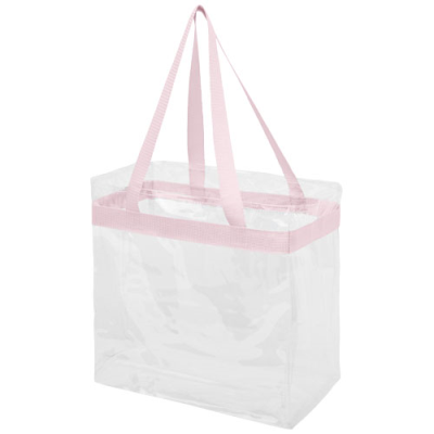 Picture of HAMPTON CLEAR TRANSPARENT TOTE BAG 13L in Light Pink & Clear Transparent Clear Transparent
