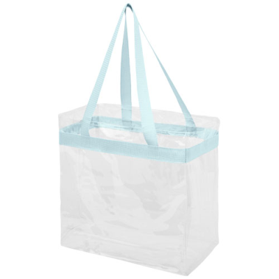 Picture of HAMPTON CLEAR TRANSPARENT TOTE BAG 13L in Powder Blue & Clear Transparent Clear Transparent