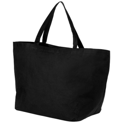 Picture of MARYVILLE NON-WOVEN SHOPPER TOTE BAG 28L in Solid Black.