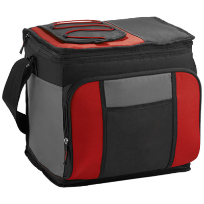 Picture of EASY-ACCESS 24-CAN COOL BAG in Red-black Solid