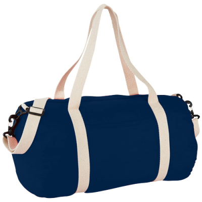 Picture of COCHICHUATE COTTON BARREL DUFFLE BAG 25L in Navy.