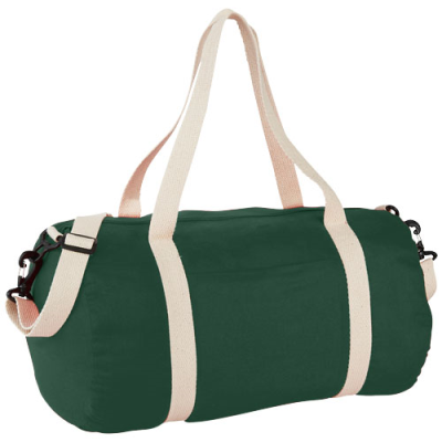 Picture of COCHICHUATE COTTON BARREL DUFFLE BAG 25L in Forest Green.