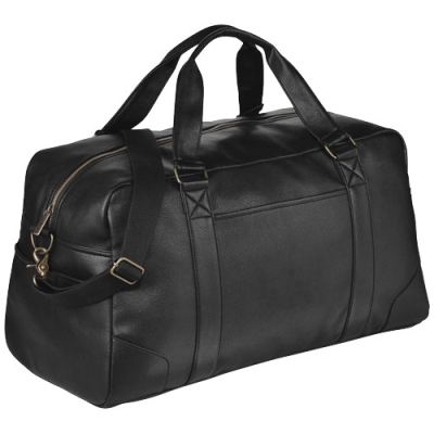 Picture of OXFORD WEEKEND TRAVEL DUFFLE BAG 25L in Solid Black.