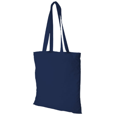 Picture of PERU 180 G & M² COTTON TOTE BAG 7L in Navy.