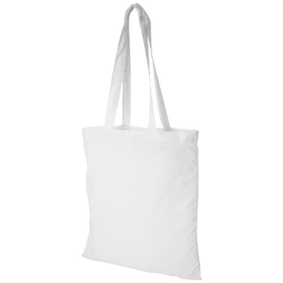 Picture of PERU 180 G & M² COTTON TOTE BAG 7L in White.