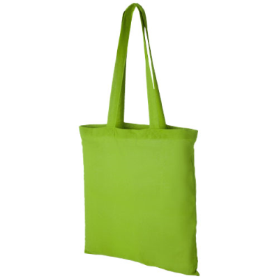 Picture of PERU 180 G & M² COTTON TOTE BAG 7L in Lime Green.