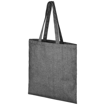 Picture of PHEEBS 150 G-M² RECYCLED COTTON TOTE BAG in Black Solid