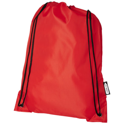 Picture of ORIOLE RPET DRAWSTRING BACKPACK RUCKSACK 5L in Red