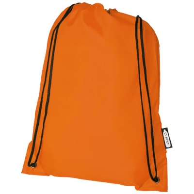 Picture of ORIOLE RPET DRAWSTRING BAG 5L in Orange