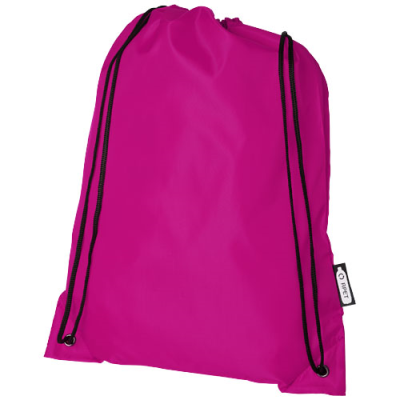 ORIOLE RPET DRAWSTRING BAG 5L in Magenta.