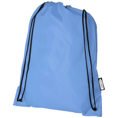 Picture of ORIOLE RPET DRAWSTRING BAG 5L in Light Blue
