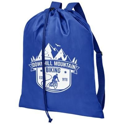 Picture of ORIOLE DRAWSTRING BACKPACK RUCKSACK with Straps in Royal Blue
