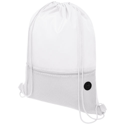 Picture of ORIOLE MESH DRAWSTRING BACKPACK RUCKSACK 5L in White