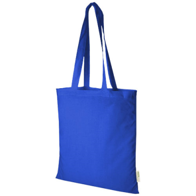 Picture of ORISSA 100 G & M² GOTS ORGANIC COTTON TOTE BAG 7L in Royal Blue.