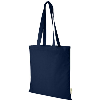 Picture of ORISSA 100 G & M² GOTS ORGANIC COTTON TOTE BAG 7L in Navy