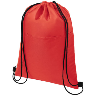 Picture of ORIOLE 12-CAN DRAWSTRING COOL BAG 5L in Red