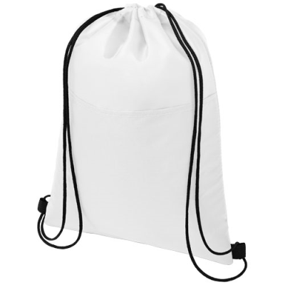 Picture of ORIOLE 12-CAN DRAWSTRING COOL BAG 5L in White