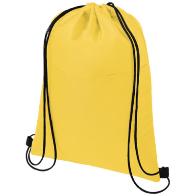 Picture of ORIOLE 12-CAN DRAWSTRING COOL BAG 5L in Yellow.