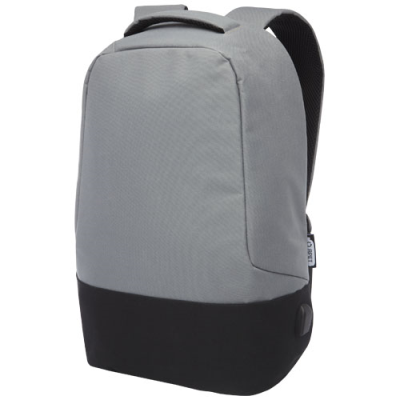 Picture of COVER GRS RPET ANTI-THEFT BACKPACK RUCKSACK 18L in Grey.