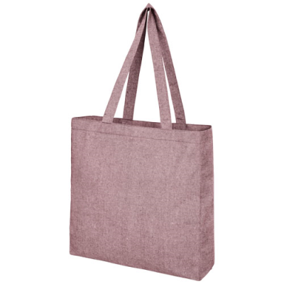 Picture of PHEEBS 210 G & M² RECYCLED GUSSET TOTE BAG 13L in Heather Maroon.