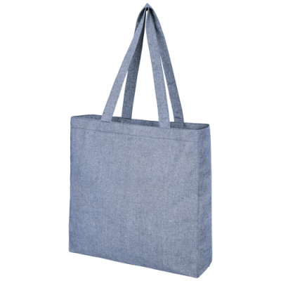 Picture of PHEEBS 210 G & M² RECYCLED GUSSET TOTE BAG 13L in Heather Blue.