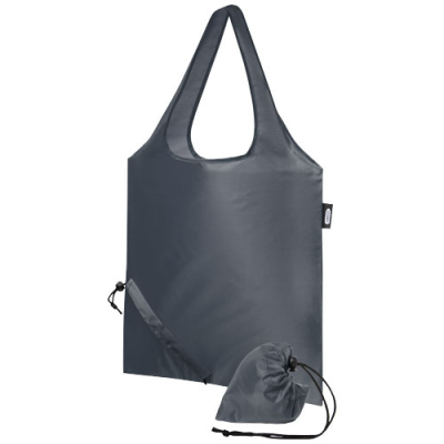 Picture of SABIA RPET FOLDING TOTE BAG 7L in Charcoal.