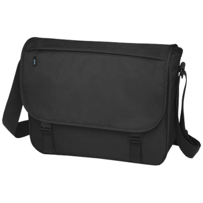Picture of BAIKAL GRS RPET 15 INCH LAPTOP BAG 12L in Solid Black