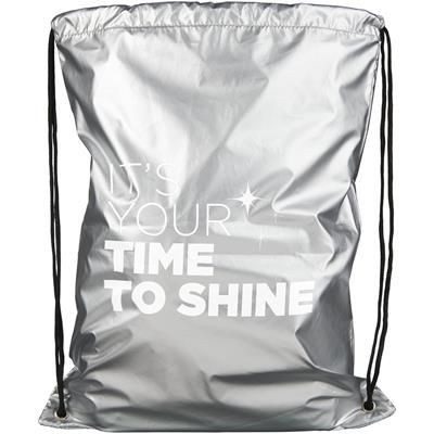 Picture of BE INSPIRED SHINY DRAWSTRING BACKPACK RUCKSACK