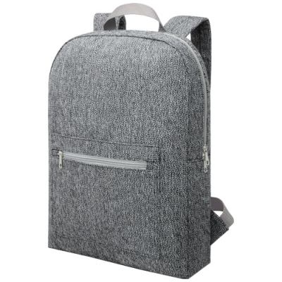Picture of PHEEBS 450 G & M² RECYCLED COTTON AND POLYESTER BACKPACK RUCKSACK 10L in Heather Black.