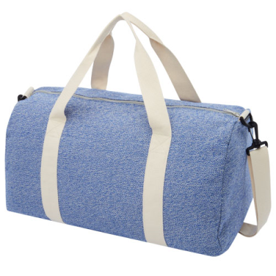 Picture of PHEEBS 450 G & M² RECYCLED COTTON AND POLYESTER DUFFLE BAG 24L in Heather Navy.