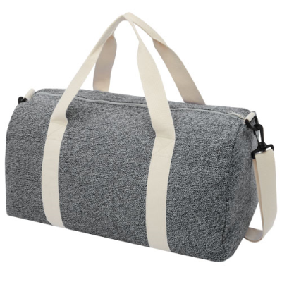 Picture of PHEEBS 450 G & M² RECYCLED COTTON AND POLYESTER DUFFLE BAG 24L in Heather Black