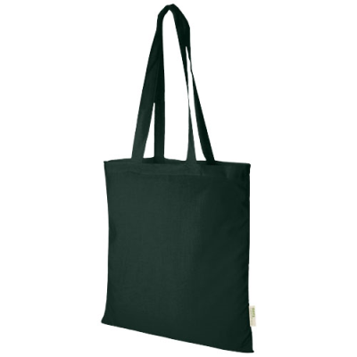 Picture of ORISSA 140 G & M² GOTS ORGANIC COTTON TOTE BAG 7L in Dark Green.