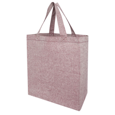 Picture of PHEEBS 150 G & M² RECYCLED GUSSET TOTE BAG 13L in Heather Maroon