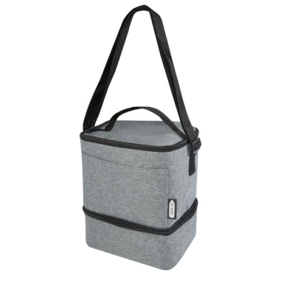 Picture of TUNDRA 9-CAN GRS RPET LUNCH COOL BAG 7L in Heather Grey