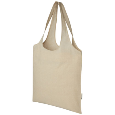 Picture of PHEEBS 150 G & M² RECYCLED COTTON TRENDY TOTE BAG 7L in Heather Natural