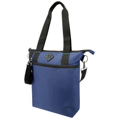 Picture of REPREVE® OUR OCEAN™ 15 INCH GRS RPET LAPTOP TOTE BAG 12L in Navy.