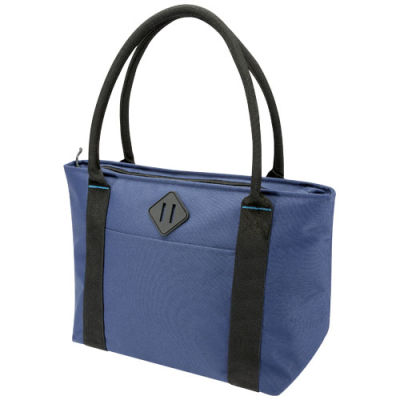 Picture of REPREVE® OUR OCEAN™ 12-CAN GRS RPET COOLER TOTE BAG 11L in Navy