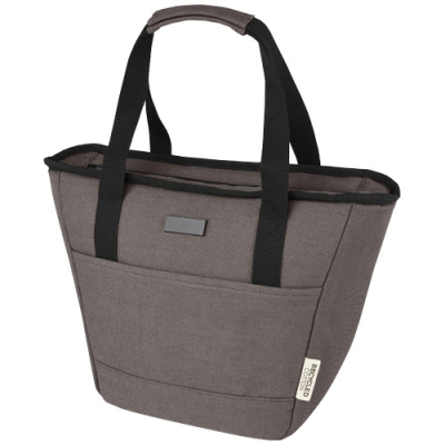 Picture of JOEY 9-CAN GRS RECYCLED CANVAS LUNCH COOL BAG 6L in Grey