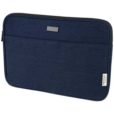 Picture of JOEY 14 INCH GRS RECYCLED CANVAS LAPTOP SLEEVE 2L in Navy.