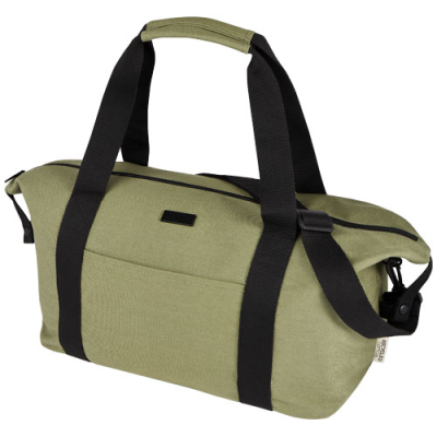 Picture of JOEY GRS RECYCLED CANVAS SPORTS DUFFLE BAG 25L in Olive